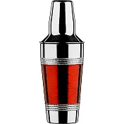 《Premier》錘紋雪克杯(波點紅650ml) | 雞尾酒 搖酒杯 搖酒器 調酒器 調酒用具