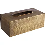 《Premier》Madison格紋面紙盒(金) | 衛生紙盒 抽取式面紙盒