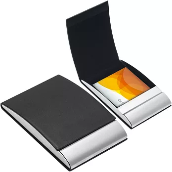 《REFLECTS》Vannes直式名片盒(黑) | 證件夾 卡夾