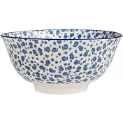 《Rex LONDON》瓷製餐碗(碎花藍16cm) | 飯碗 湯碗