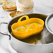 《TRUDEAU》矽膠雙格煮蛋器