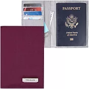 《TRAVELON》兩折式護照夾(桃紅)