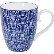《Tokyo Design》瓷製馬克杯(扇點藍325ml) | 水杯 茶杯 咖啡杯
