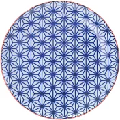 《Tokyo Design》圖騰淺餐盤(藍16cm) | 餐具 器皿 盤子