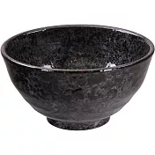《Tokyo Design》陶製餐碗(岩紋黑12cm) | 飯碗 湯碗