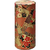 《Tokyo Design》日式茶葉收納罐(喜慶花紅) | 收納瓶 儲物罐 零食罐