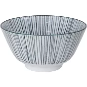 《Tokyo Design》瓷製餐碗(線紋黑12cm) | 飯碗 湯碗