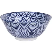 《Tokyo Design》瓷製餐碗(浪紋藍15cm) | 飯碗 湯碗