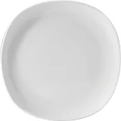 《Utopia》瓷製餐盤(白25cm) | 餐具 器皿 盤子