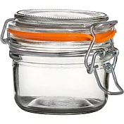《Utopia》扣式玻璃密封罐(橘125ml) | 保鮮罐 咖啡罐 收納罐 零食罐 儲物罐