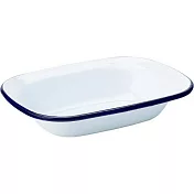 《Utopia》長方琺瑯烤盤(藍20cm) | 烘焙烤盤