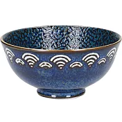 《CreativeTops》瓷製餐碗(浪紋泡沫12cm) | 飯碗 湯碗