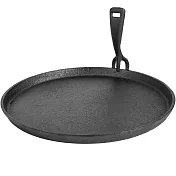 《ibili》附柄鑄鐵煎烤盤(26cm) | 平底鑄鐵烤盤 煎盤