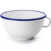 《IBILI》單耳琺瑯餐碗(藍14cm) | 飯碗 湯碗