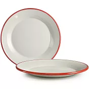 《IBILI》琺瑯點心盤(紅12cm) | 下午茶盤 水果盤 輕食盤