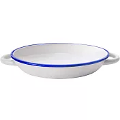 《IBILI》琺瑯雙耳餐盤(藍22cm) | 餐具 器皿 盤子