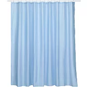 《KELA》簡約防水浴簾(藍240cm) | 乾溼分離 浴室隔簾