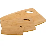 《KELA》弧型竹製砧板3件 | 切菜 切菜砧板