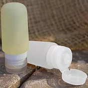 《TRAVELON》旅行分裝瓶(大綠白2入) | 沐浴乳 洗髮精 乳液瓶 保養品空瓶