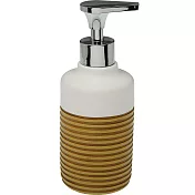 《VERSA》橫紋洗手乳罐(棕300ml) | 按壓瓶 分裝瓶 乳液瓶 沐浴乳罐