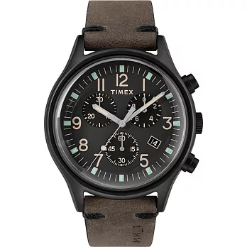 TIMEX 沙漠風暴計時皮帶腕錶-TW2R96500