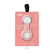 LAUT AirTag HUEX 矽膠保護套鑰匙圈 粉紅