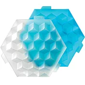 《LEKUE》方磚製冰盒(藍S) | 冰塊盒 冰塊模 冰模 冰格