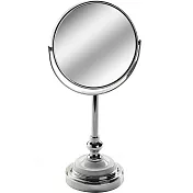 《VERSA》典雅雙面高腳桌鏡(銀白)