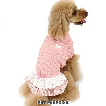 【PET PARADISE】寵物衣服-針織洋裝 粉 4S