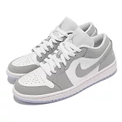 Nike 休閒鞋 限量 W Air Jordan 1代 男鞋 小Dior 低筒 喬丹 AJ1 果凍底 白 灰 DC0774-105 22cm WHITE/GREY