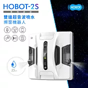 HOBOT 玻妞-超音波雙邊噴水擦玻璃機器人HOBOT-2S