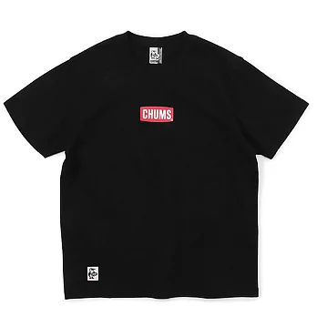 CHUMS 女 Mini CHUMS Logo T-Shirt美國棉短袖T恤 黑色 L 黑