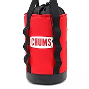 CHUMS 中性 CHUMS Logo Vertical Tool Case收納袋 水壺袋 紅色 紅色