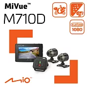 Mio MiVue™ M710D 雙Sony 2.7吋螢幕 TS每秒存檔 前後雙鏡機車行車記錄器 紀錄器《原廠新機送32G》