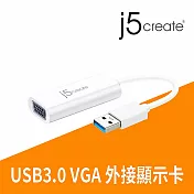 j5create USB 3.0 VGA 外接顯示卡-JUA214