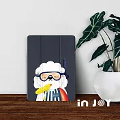 INJOYmall for iPad mini5 系列 Smart cover皮革平板保護套 附筆槽 泳裝毛子