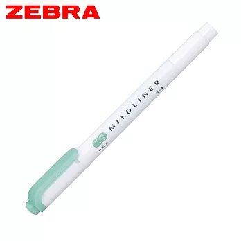 ZEBRA MILDLINER WKT7 雙頭柔性螢光筆 藍綠