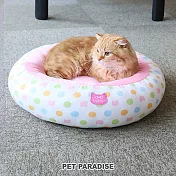 【PET PARADISE】寵物用品-床 圓形 滿版點點