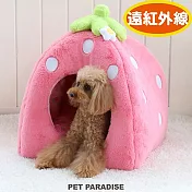 【PET PARADISE】寵物用品-屋床 草莓 L(遠紅外線)