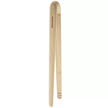《TESCOMA》橡膠木餐夾(30cm) | 料理夾 分菜夾 食品夾