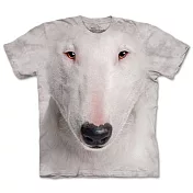 摩達客-The Mountain 自然純棉系列 牛頭梗犬臉 T恤(家有賤狗) M 青少年版