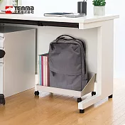 【日本天馬】FitsWORK 桌下型滑輪移動式辦公包包置物盒 (移動式)