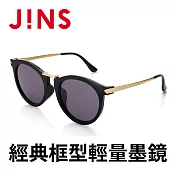 JINS 經典框型輕量墨鏡(特AURF17S868) 經典黑