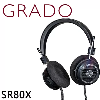 美國GRADO SR80x Prestige X系列 開放式耳罩耳機 美國職人手工打造 公司貨保固一年