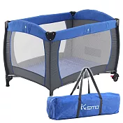 KOOMA 安全嬰兒床(具遊戲功能)-兩色可選 海軍藍