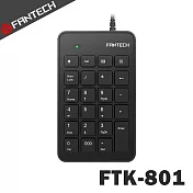 FANTECH FTK-801 輕薄型USB數字鍵盤