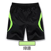 【MANGO SHOP】速乾透氣拉鍊口袋休閒運動短褲(M-2XL) 6#M-綠