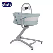chicco-Baby Hug4合1餐椅嬰兒安撫床Air版 -加勒比藍