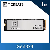 TEAM 十銓 T-CREATE 創作者 CLASSIC 1TB M.2 PCIe SSD 固態硬碟