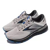 Brooks 慢跑鞋 Adrenaline GTS 22 寬楦男鞋 路跑 緩震 輕量 透氣網布 腎上腺素 灰 藍 1103662E023 27cm GREY/BLUE